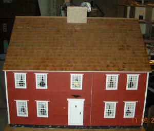 Replica Of Colonial House Front