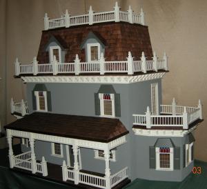 Restored Mission Style Dollhouse